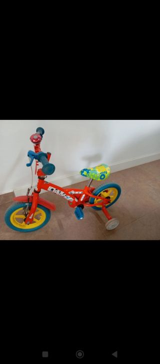 Bicicleta pequeña Mickey Mouse