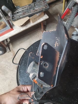 Careta faro moto KTM