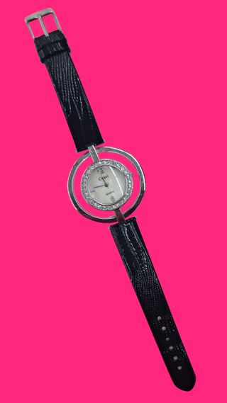 RELOJ PULSERA FEMENINO CUSSI CHISPITAS BLANCAS COR