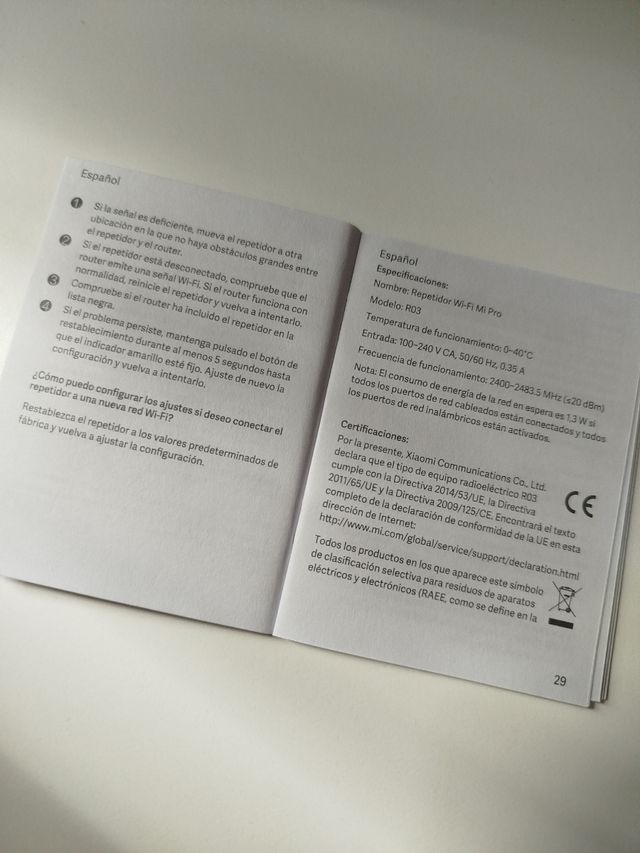 Repetidor Xiaomi Wifi - Amplificador Señal