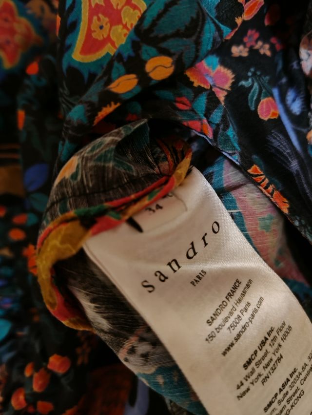 Vestido Sandro París talla 34