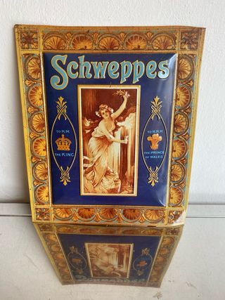 Chapa Schweppes vintage