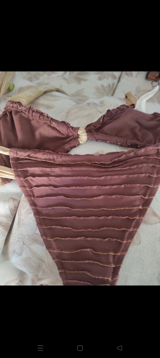 Bikini Yamamay marrone e oro tg M