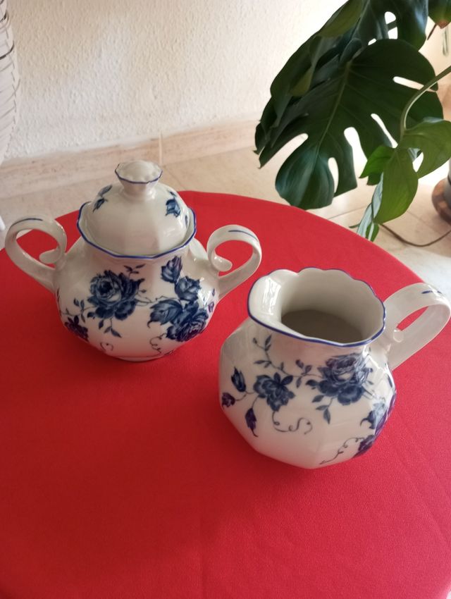 Azucarero y lechera Santa Clara