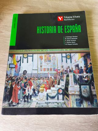 Libro HISTORIA DE ESPAÑA 2 Bachillerato