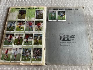 Álbum Futbol 83-84: Cromos Cano (Muy completo)
