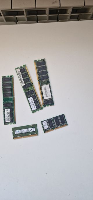 RAM Kingston y Samsung - 6uds