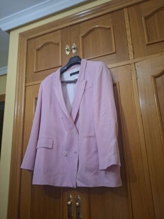 Blazer rosa Zara
