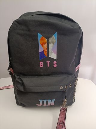 Mochila KPOP negra y rosa BTS  BLACK PINK 