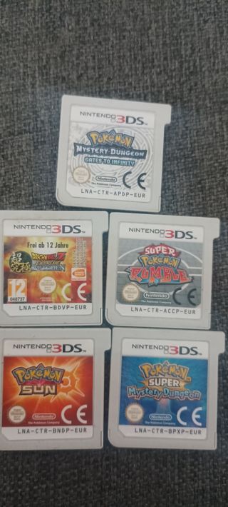5 Juegos Nintendo 3DS