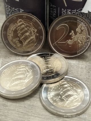 2€ Moneda Italia 2025 FdC-Amerigo Vespucci