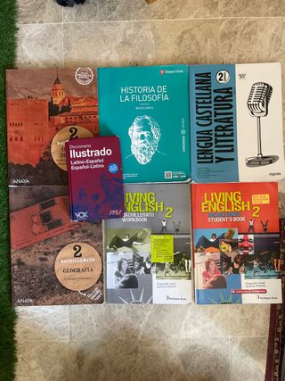 Libros 2º Bach. Colegio Europa (Letras)