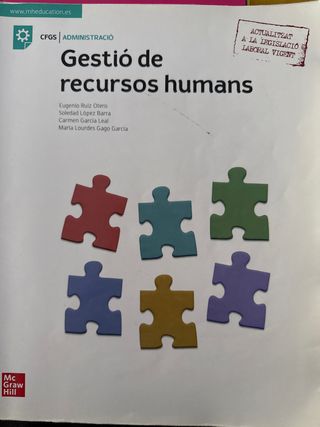 Gestio de recursos humans GS. Llibre alumne