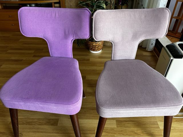 4 Sillas Fama - Lila y Morado