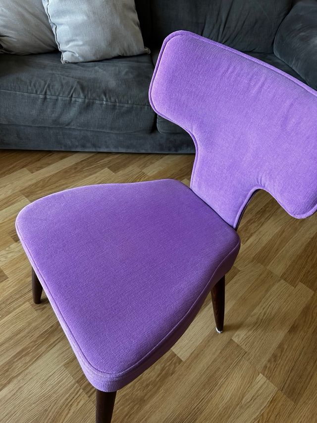 4 Sillas Fama - Lila y Morado