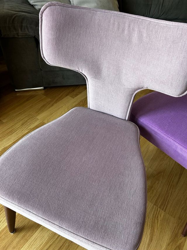 4 Sillas Fama - Lila y Morado