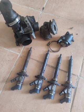Inyectores, turbo, mariposa & EGR 1.6 TDCi y HDI