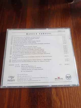 CD Manolo Caracol - Arte Flamenco