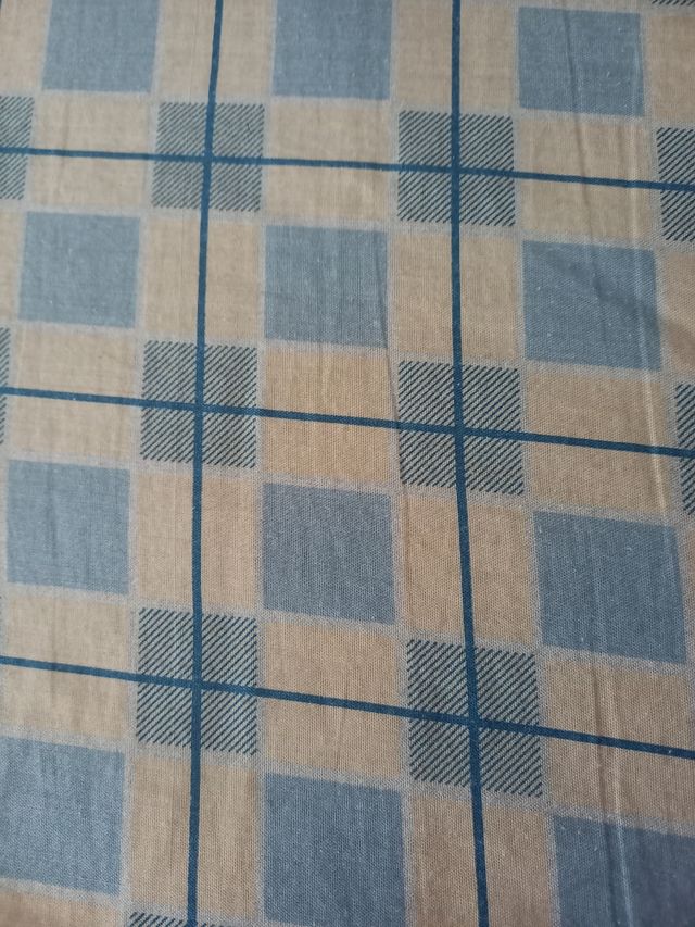 Edredón infantil ositos - beige y azul.Resersible