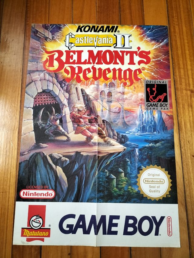 Póster Castlevania II Belmont's Revenge Game Boy