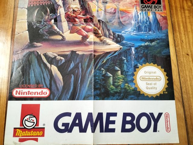 Póster Castlevania II Belmont's Revenge Game Boy
