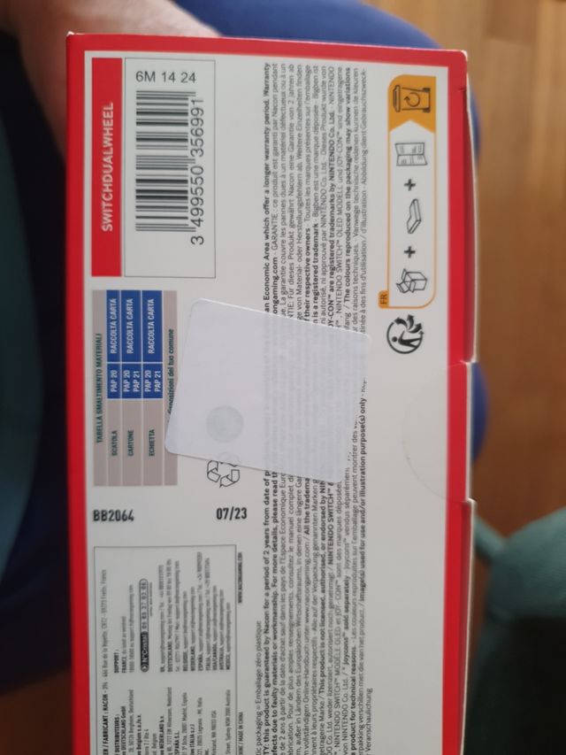 BIGBEN Twin Wheel - Volante Nintendo Switch