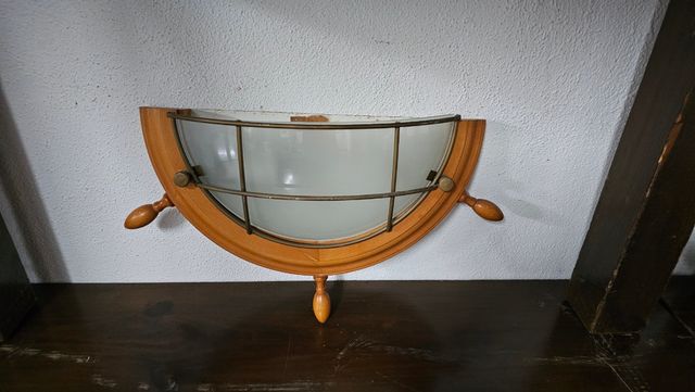 Applique marinaio in legno e metallo