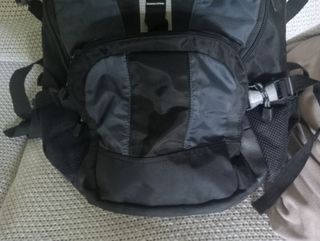 Mochila senderismo 30L - Negra/Azul