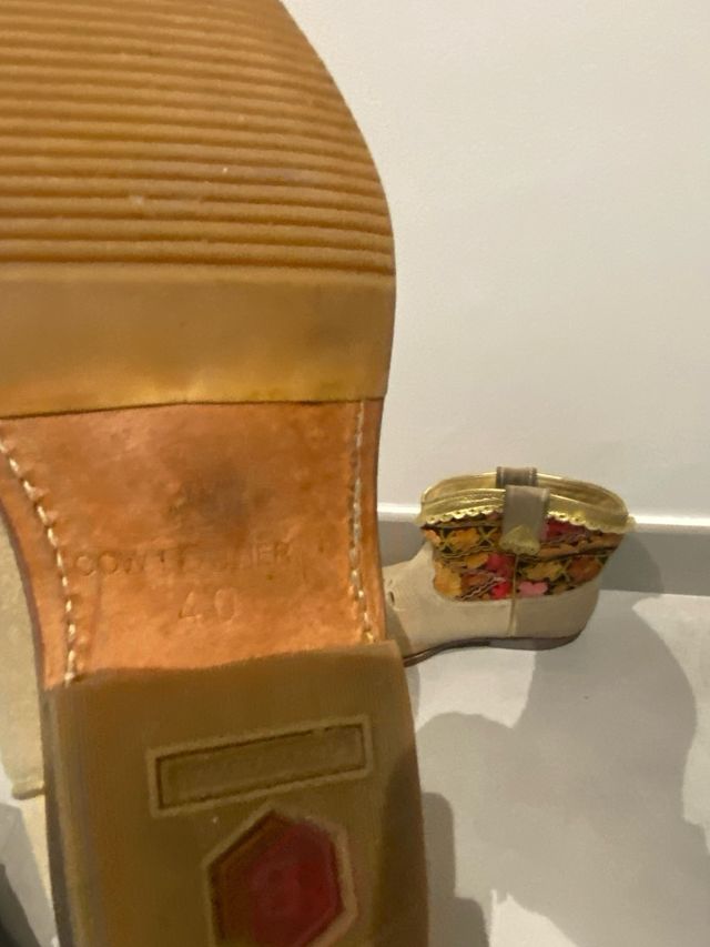 Botas Paul Joe ante beige multicolor