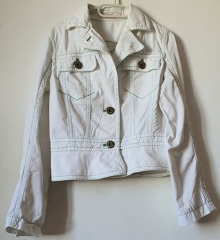 Chaqueta Purificación García blanca, talla M