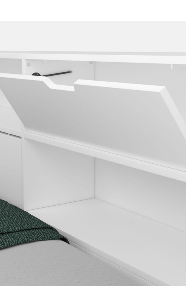 Cama y somier con almacenaje