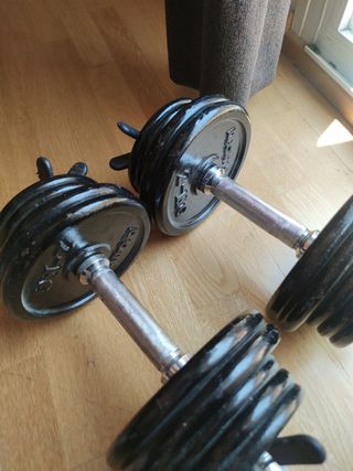 Mancuernas 28kg - 20 discos