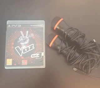 PS3 (PlayStation 3): 10 juegos + 2 micrófonos
