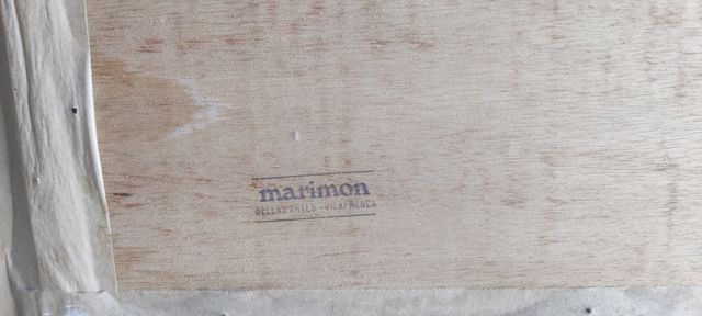 Cuadro vintage escena campestre.