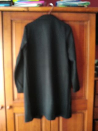 Abrigo negro mujer