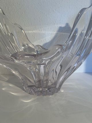 Frutero de cristal vintage.