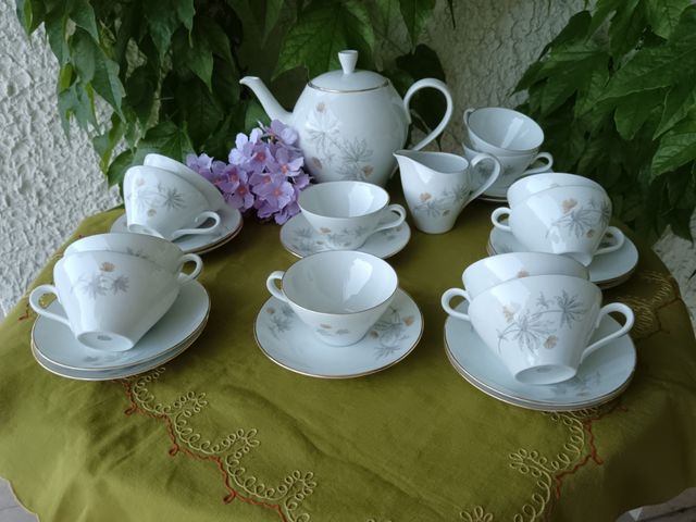 Servizio tè 12 persone porcellana