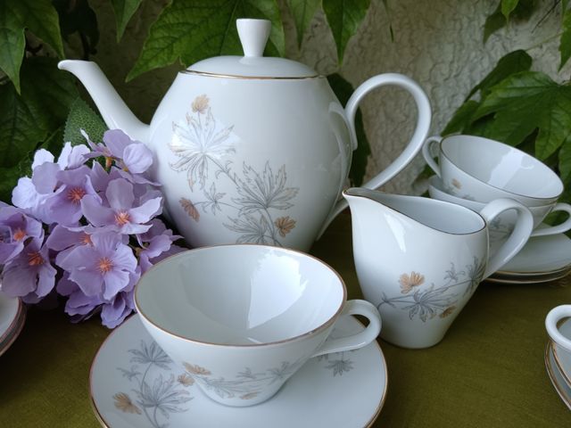 Servizio tè 12 persone porcellana