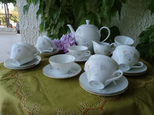 Servizio tè 12 persone porcellana
