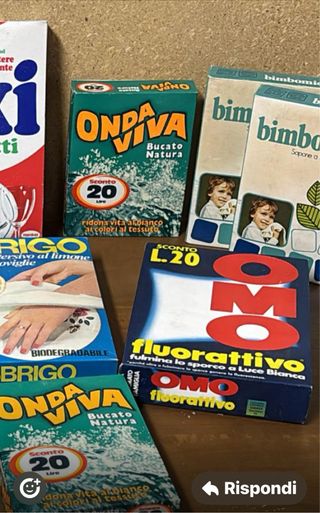 Detersivi anni '50-'60 vintage