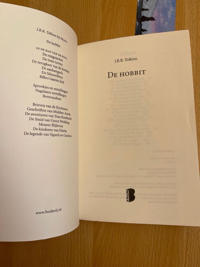 J.R.R. Tolkien De Hobbit 50 Jaar in Nederland