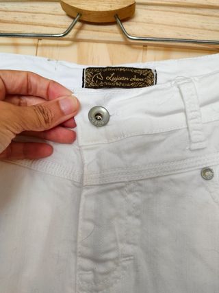 Mini Falda Vaquera Blanca