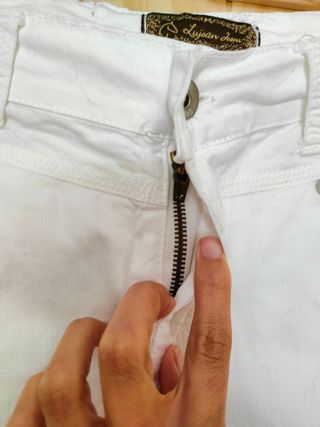 Mini Falda Vaquera Blanca