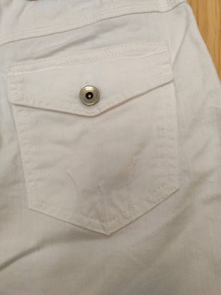 Mini Falda Vaquera Blanca