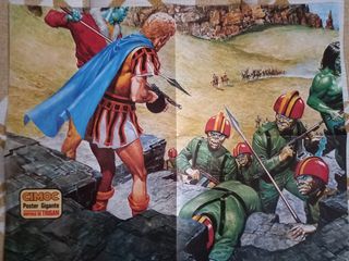 Lote 4 póster de El Imperio de Trigan