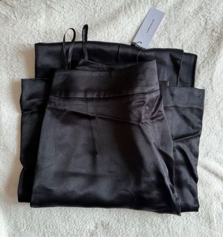 Calças largas Karen Millen - Pretas