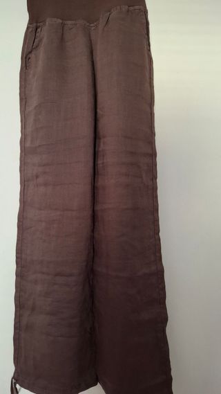 Pantaloni Nunna Lie , tortora XS