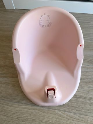 Asiento kikkaboo bañera bebé rosa