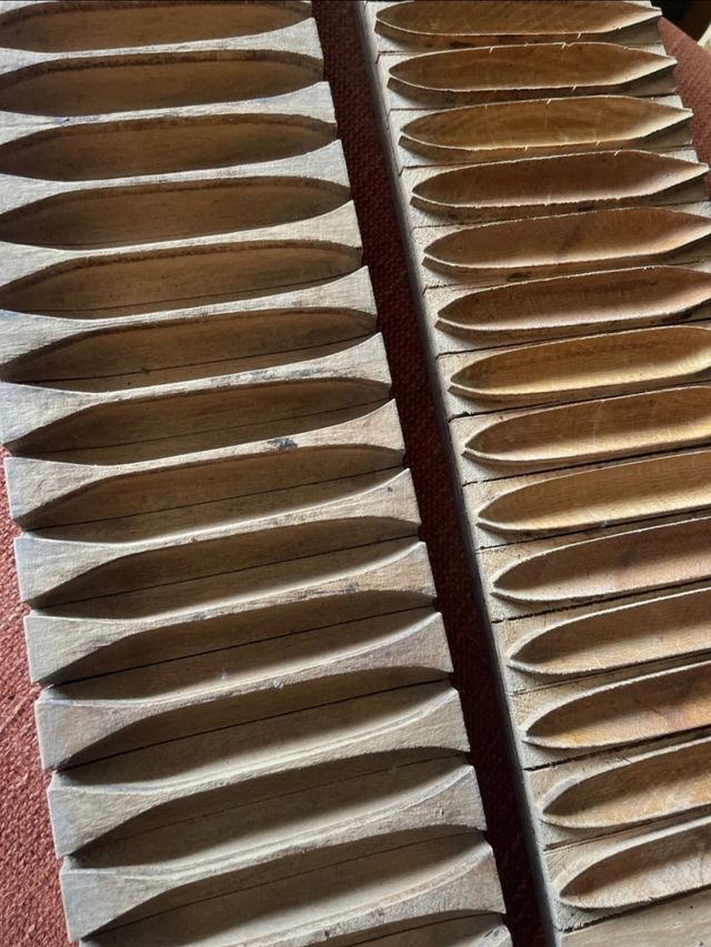 Molde puritos antiguos compuesto por 2 piezas