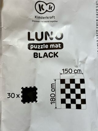 Alfombra puzzle bebé 20 piezas